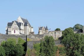 Castle City Of Angers France