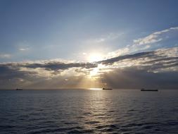 Sunset Body Of Water Sea