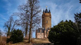 castle tower in babelsberg