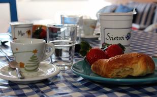 delicious breakfast of coffee
