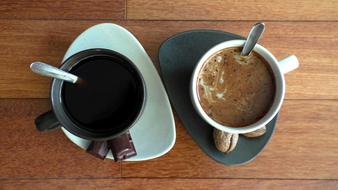 mug of fragrant espresso