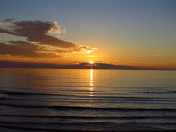 Sunset Sun Sea