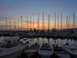 Sunset Croatia Port