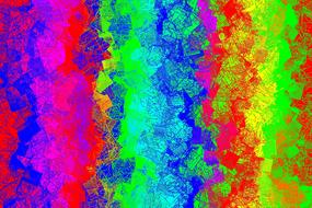 colors screen painted