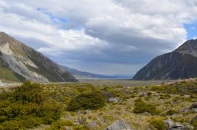 Mountain Nature New Zealand Hooker valley