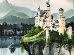 travel architecture water castle