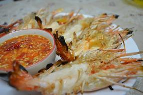 fried shrimp dish