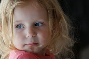 Nice Child face portrait