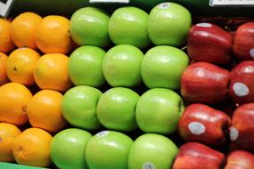 colored fruit at the market
