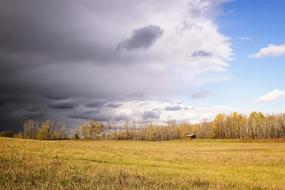 Storm Field Sky