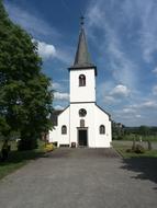 white tower church view