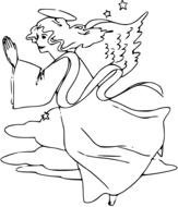 angel christmas christmas night