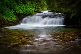 Water Waterfall Stream