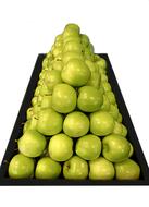 pyramid of green apples