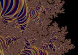 fractal pattern background color