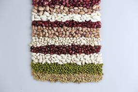colored health beans