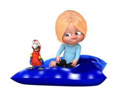 toon child tube pose