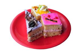 sweet slices of cake
