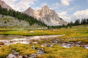 Mountains Dolomites Italy South