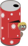 red funny can