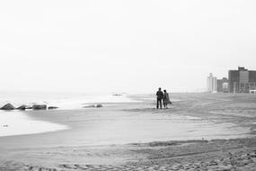 Nyc Couple Beach view