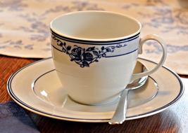 patterned tea mug