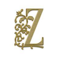 golden vintage letter Z