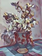 flowers arrangement vase floral