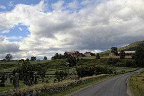 Norway Heddal Landscape