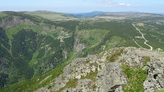 Krkonose Giant green Mountains