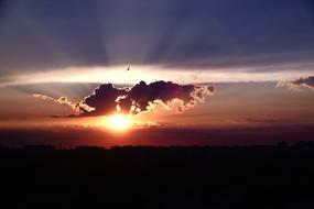 Sunset Sun Sky