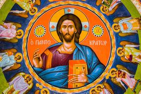 Pantocrator Jesus Christ Angels
