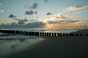 Sunset Body Of Water Dawn