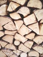 Cutting Firewood Texture