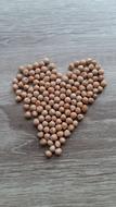 pretty heart of grains