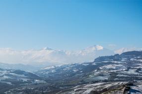 the mountains are magnificent land