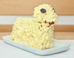 Cute animal-shaped dessert