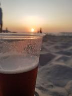 Foam Cold Sunset