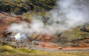 Blood Geyser Yellowstone National