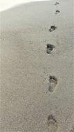 Sand Beach Footprint