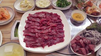 salted meat platter