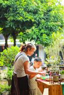 People at Summer Nature