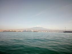 Sea Etna Landscape