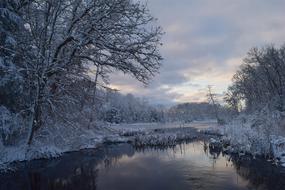 Landscape Snow Water