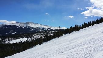 slope snow cold