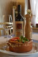 glass jar of wine