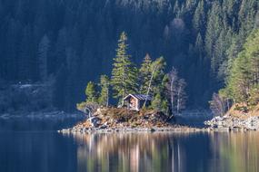 Island Landscape Water