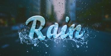 rain text city water street