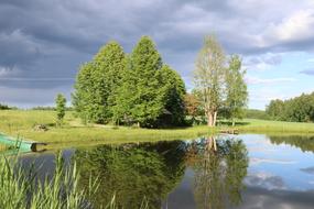 Thunderstorm Nature Green