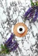 coffee mug on a marble table